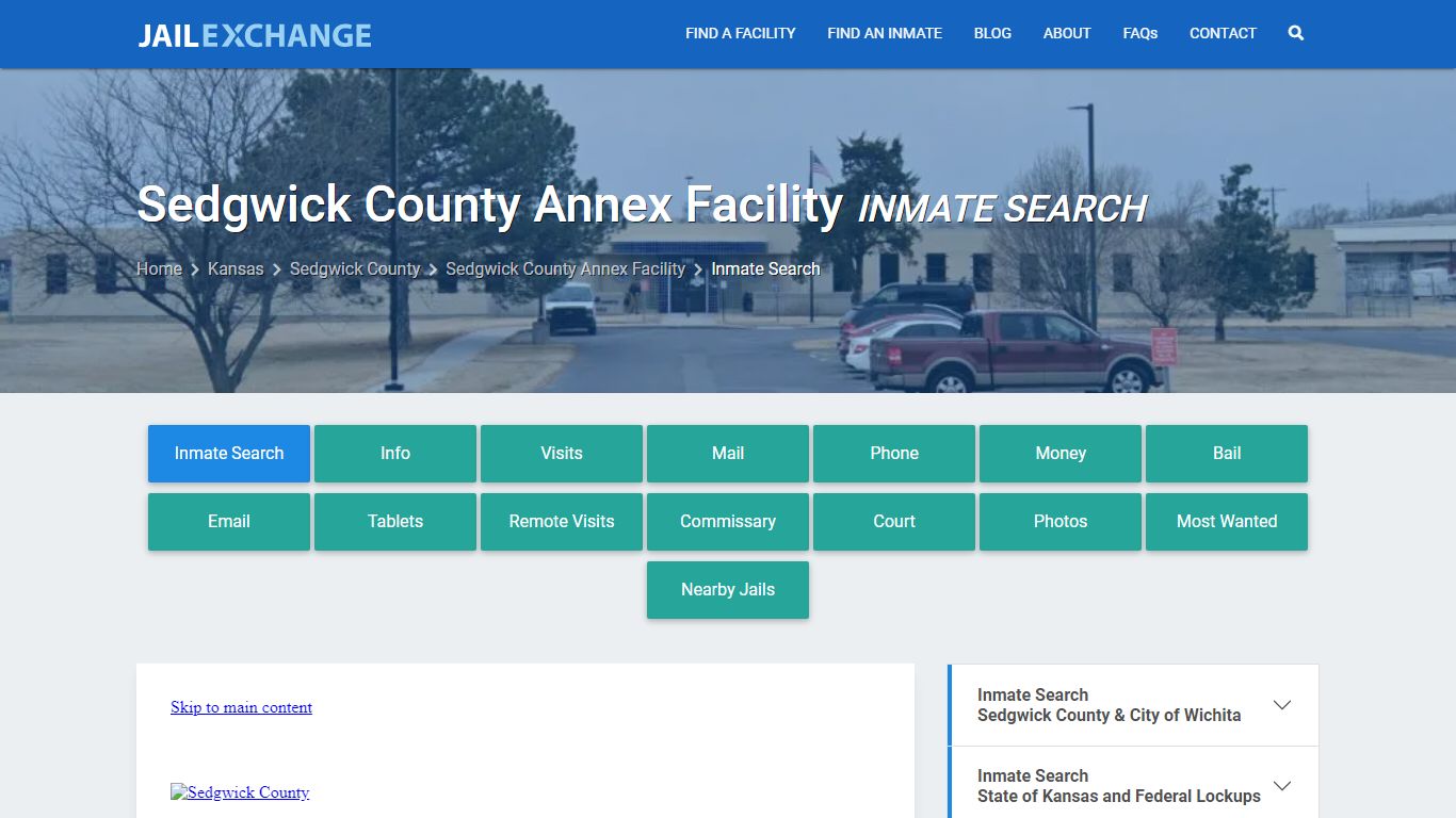 Sedgwick County Annex Facility Inmate Search - Jail Exchange